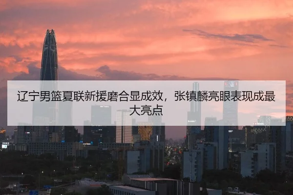 辽宁男篮夏联新援磨合显成效，张镇麟亮眼表现成最大亮点